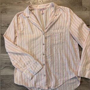 Victoria’s secret pink stripe sleep top